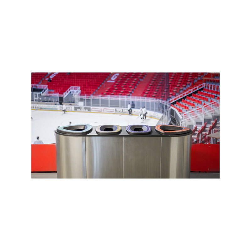 Recycling bin Bermuda Quad Finbin