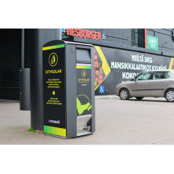 CitySolar 120 smart bin