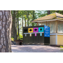 Loop Outdoor Recycling Bin