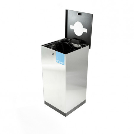 Edge recycling bin