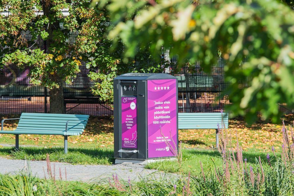 City of Jyväskylä, Finland – CitySolar 240 smart waste bin