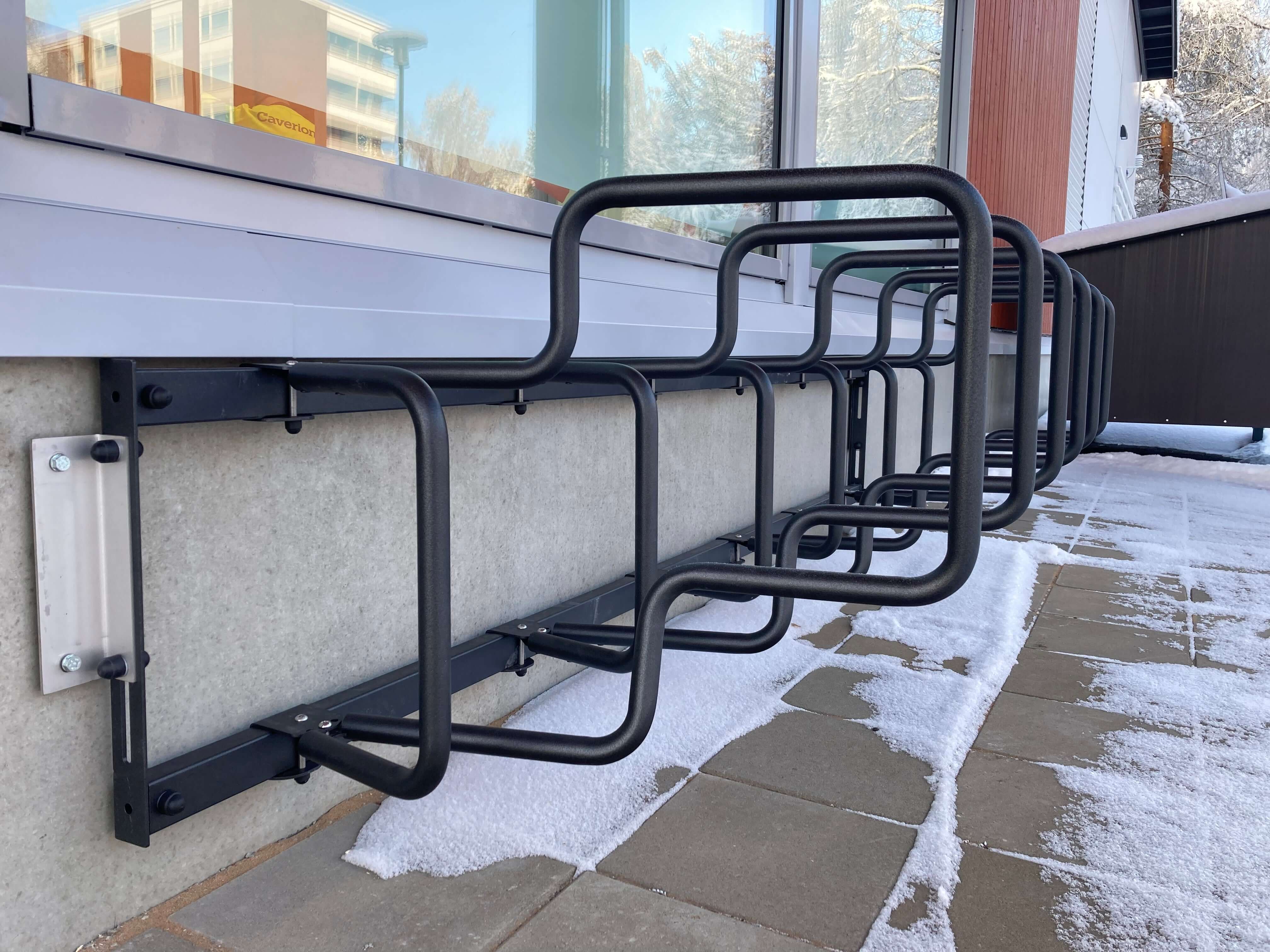 Bicycle rack CubiQ Premium, 1-sided, wall-mounted