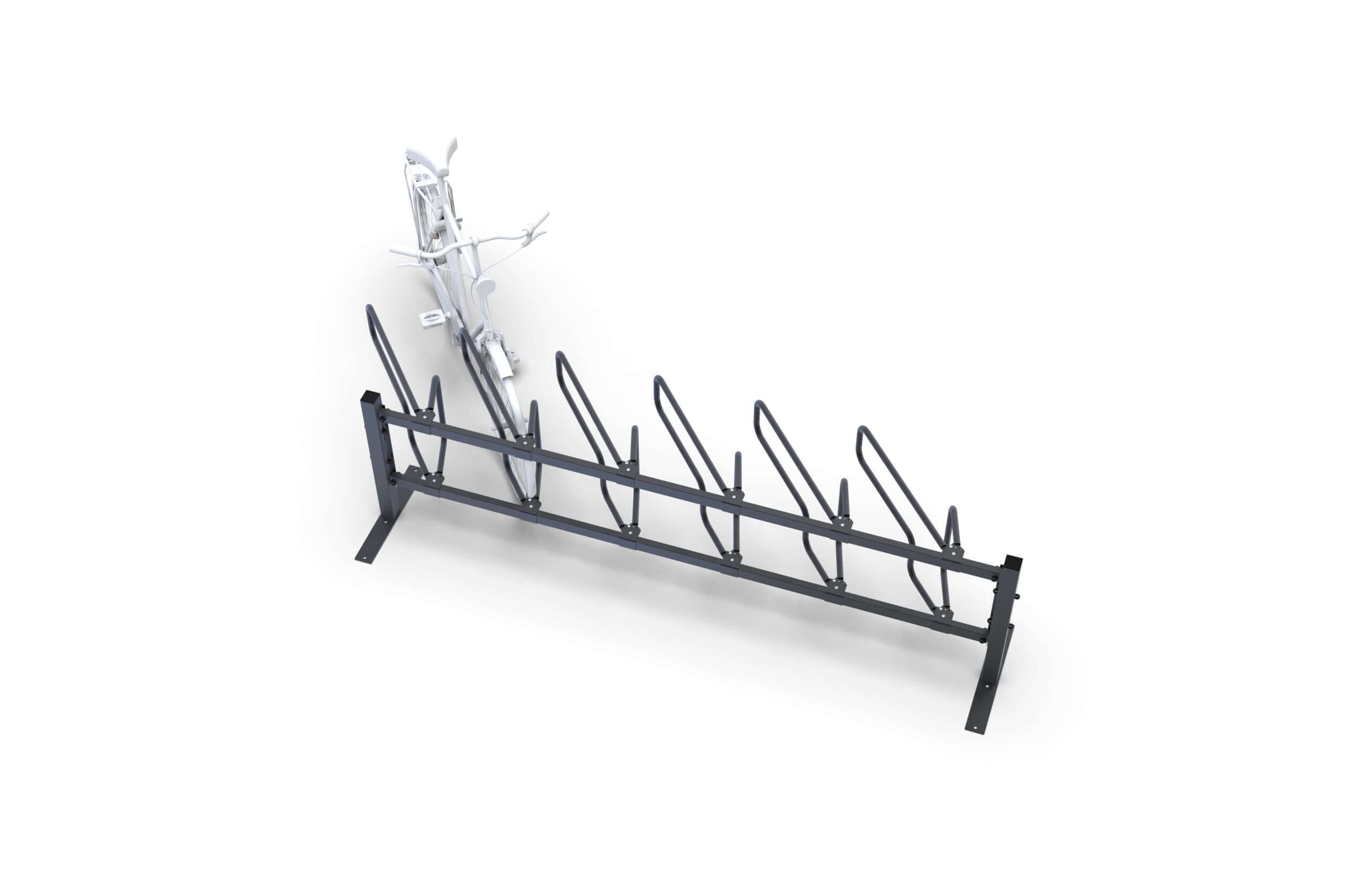 Bicycle rack CubiQ Standard, 1-sided, surface-mounted