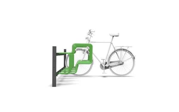 Bicycle rack CubiQ Premium, 1-sided, in-ground