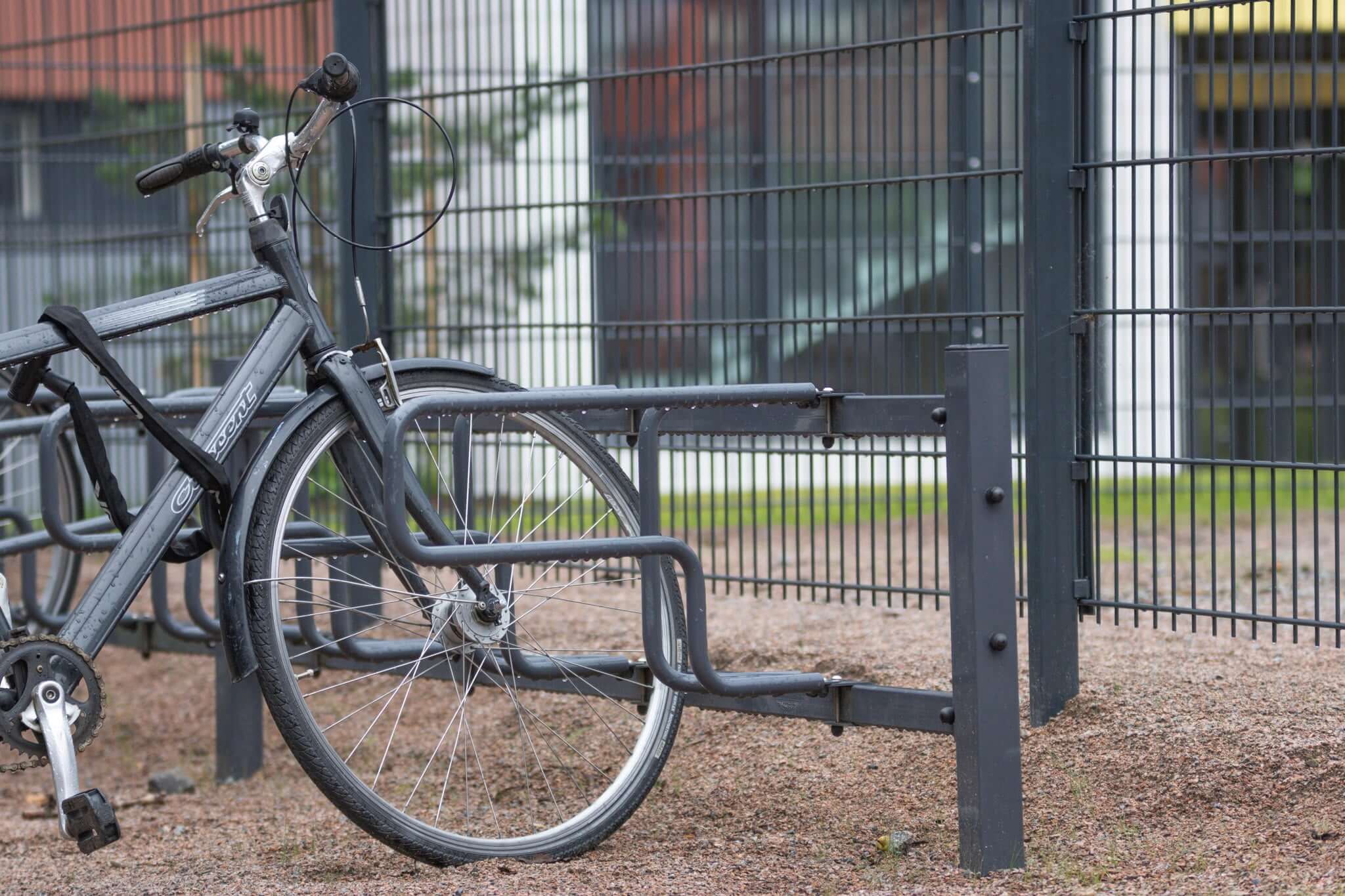 Bicycle rack CubiQ Standard, 1-sided, in-ground