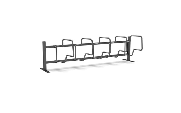 Bicycle rack CubiQ Premium, 1-sided, surface-mounted