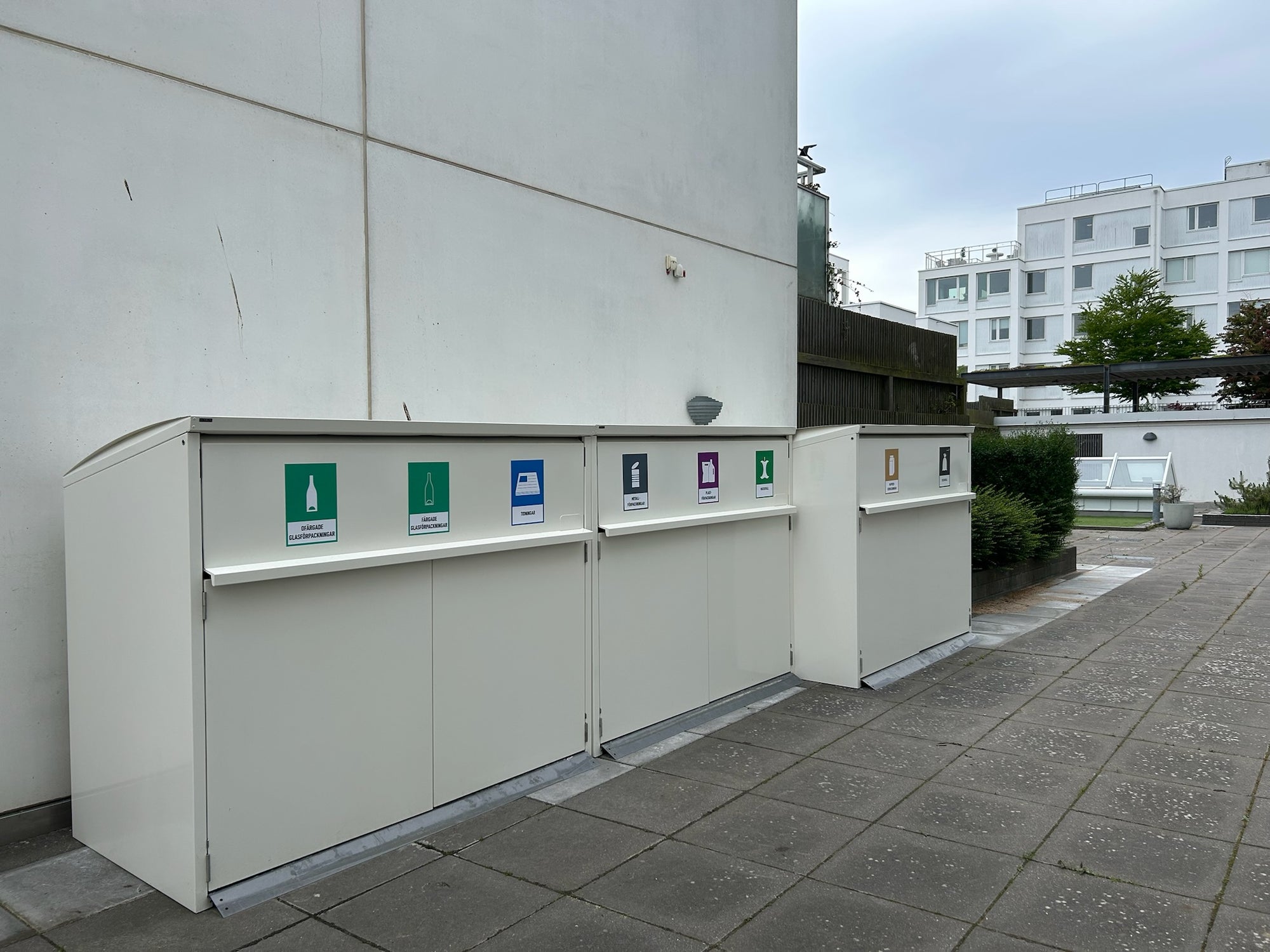 Western Harbor, Malmö, Sweden - Modul bin shelters
