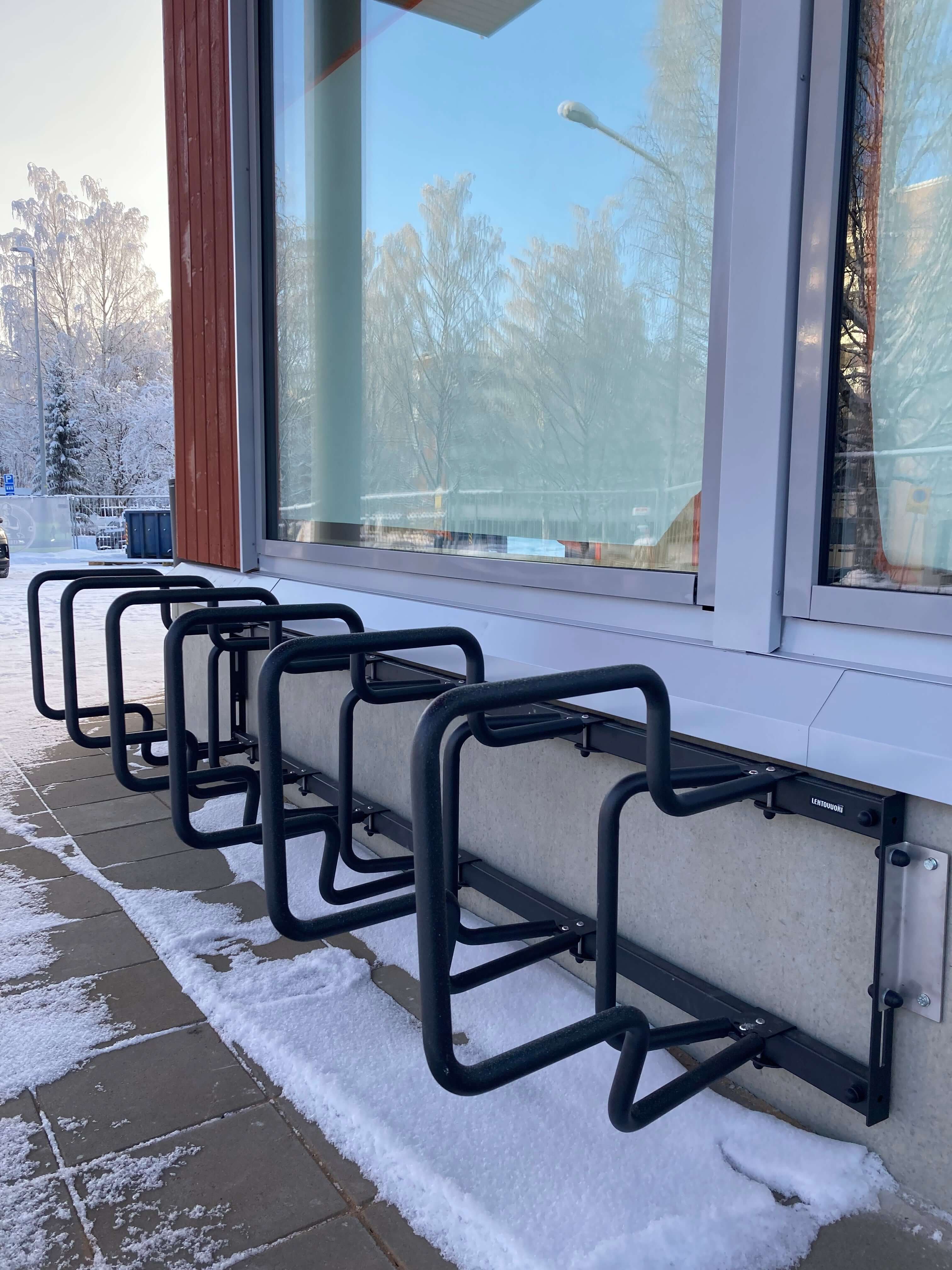 Bicycle rack CubiQ Premium, 1-sided, wall-mounted