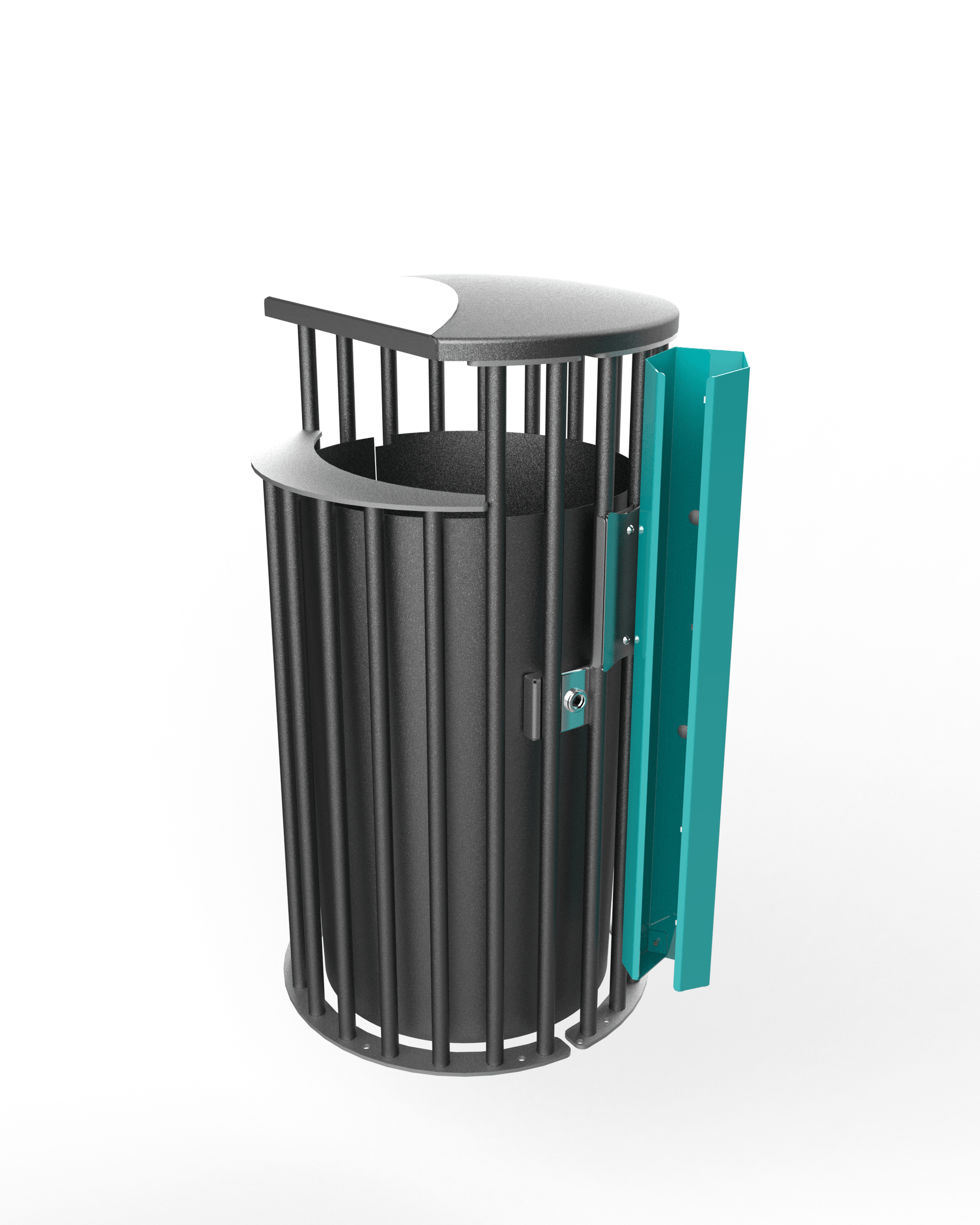 Bottle and can recycling rack