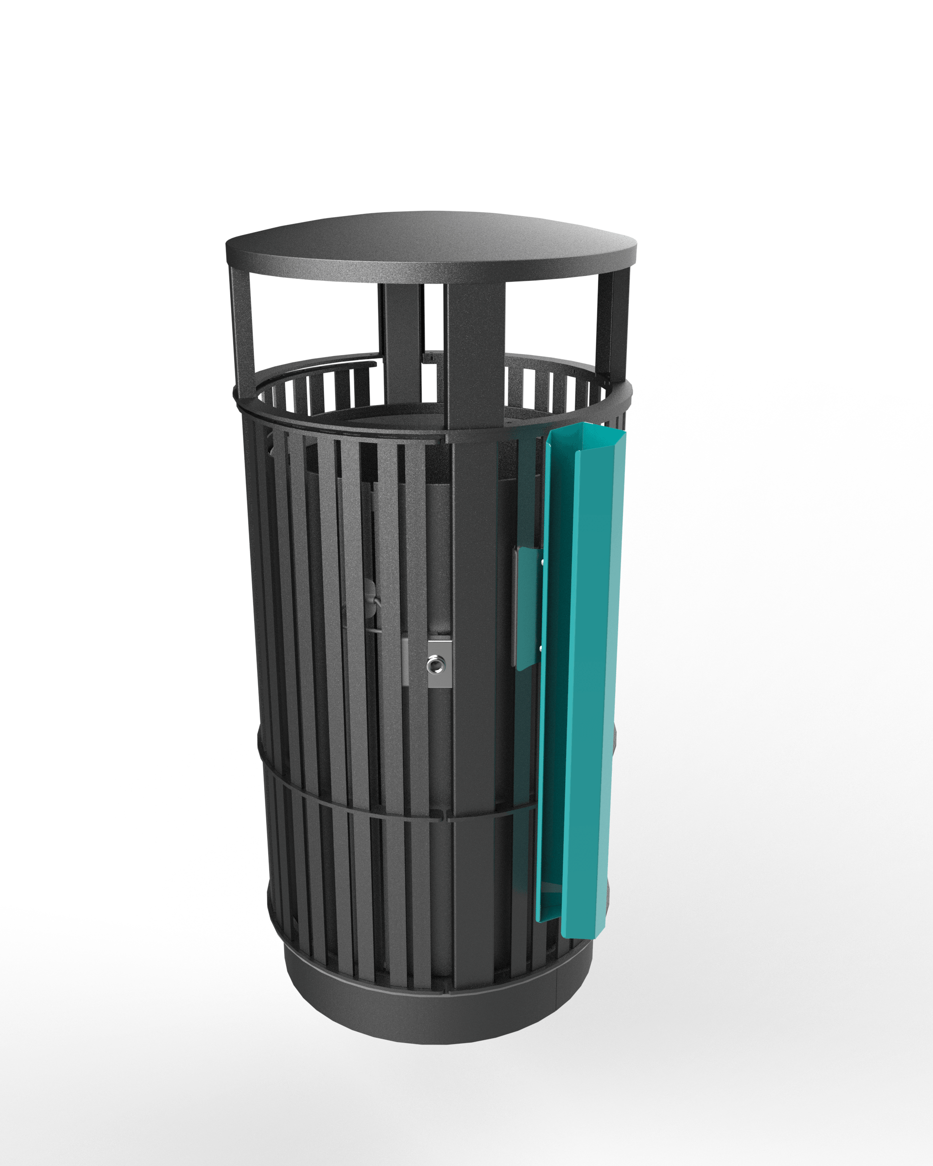 Bottle and can recycling rack