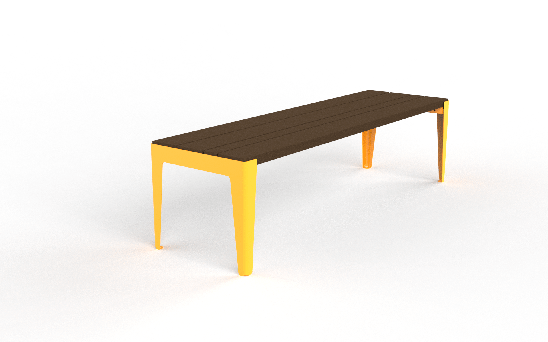 Bench Kuru Senior, backless, open end, SPM/M