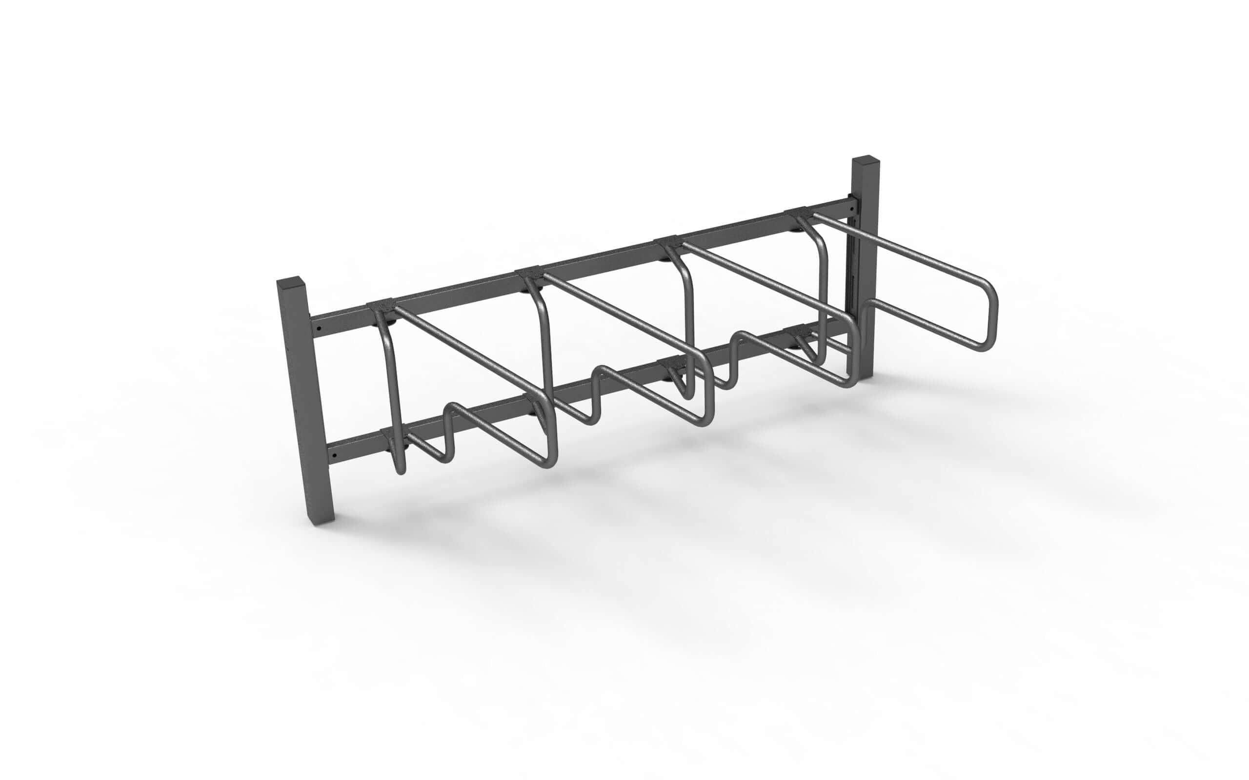 Bicycle rack CubiQ Standard, 1-sided, in-ground