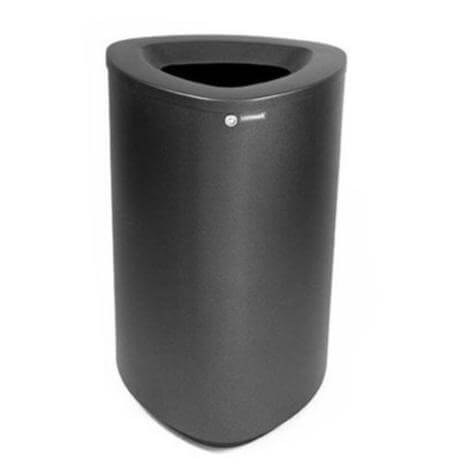 Litter and recycling bin Bermuda Jumbo 200, painted