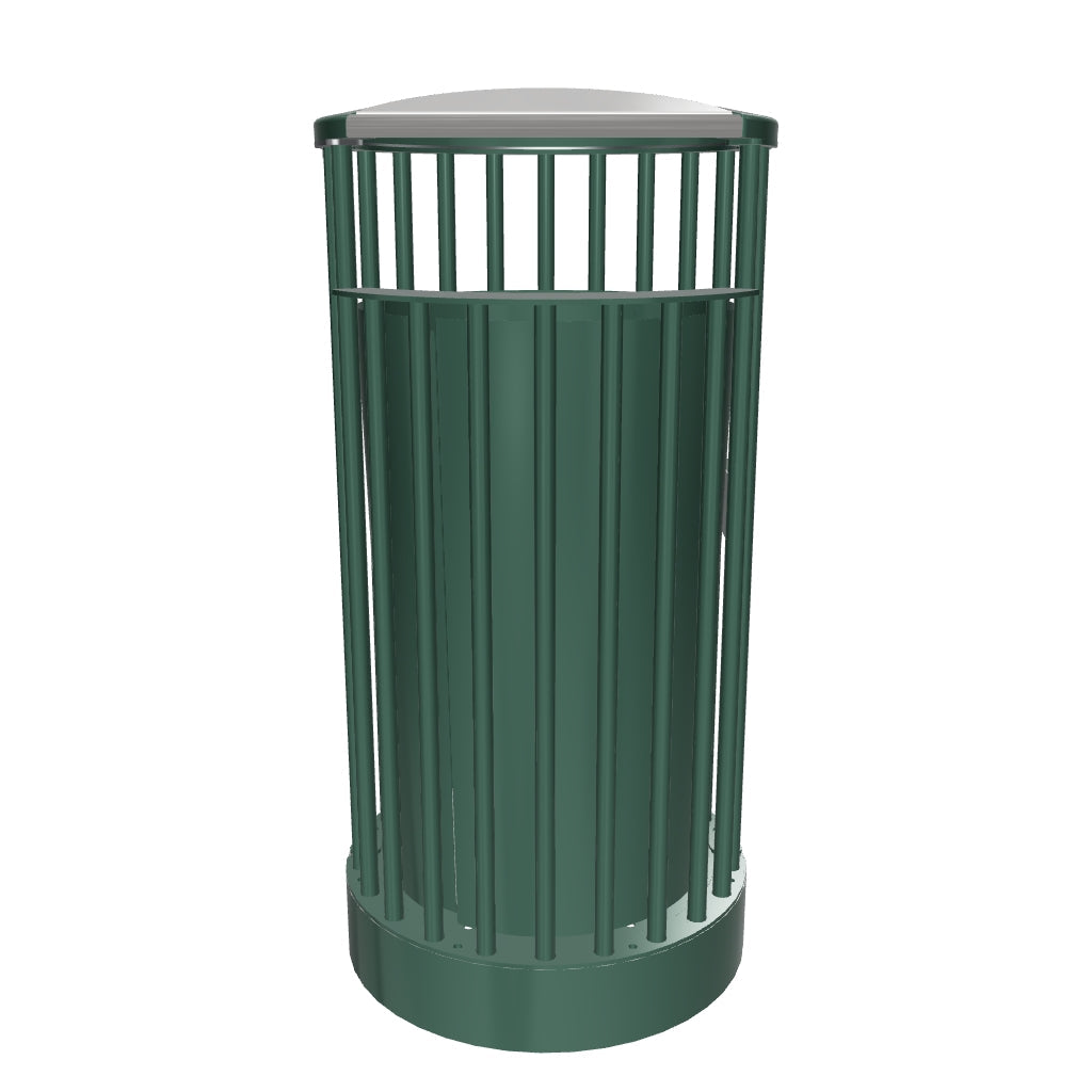 Litter bin CITY Castle, painted