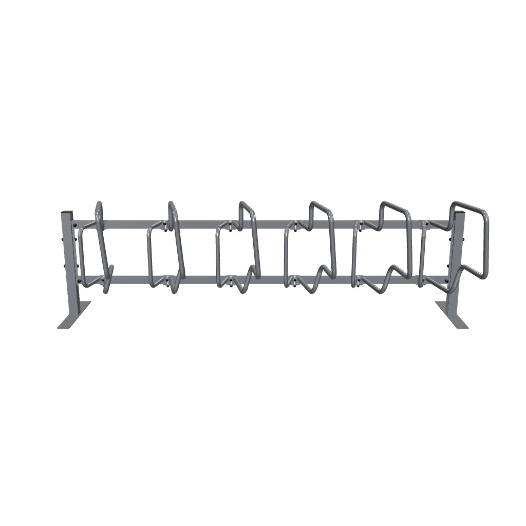 Bicycle rack CubiQ Premium, 1-sided, surface-mounted