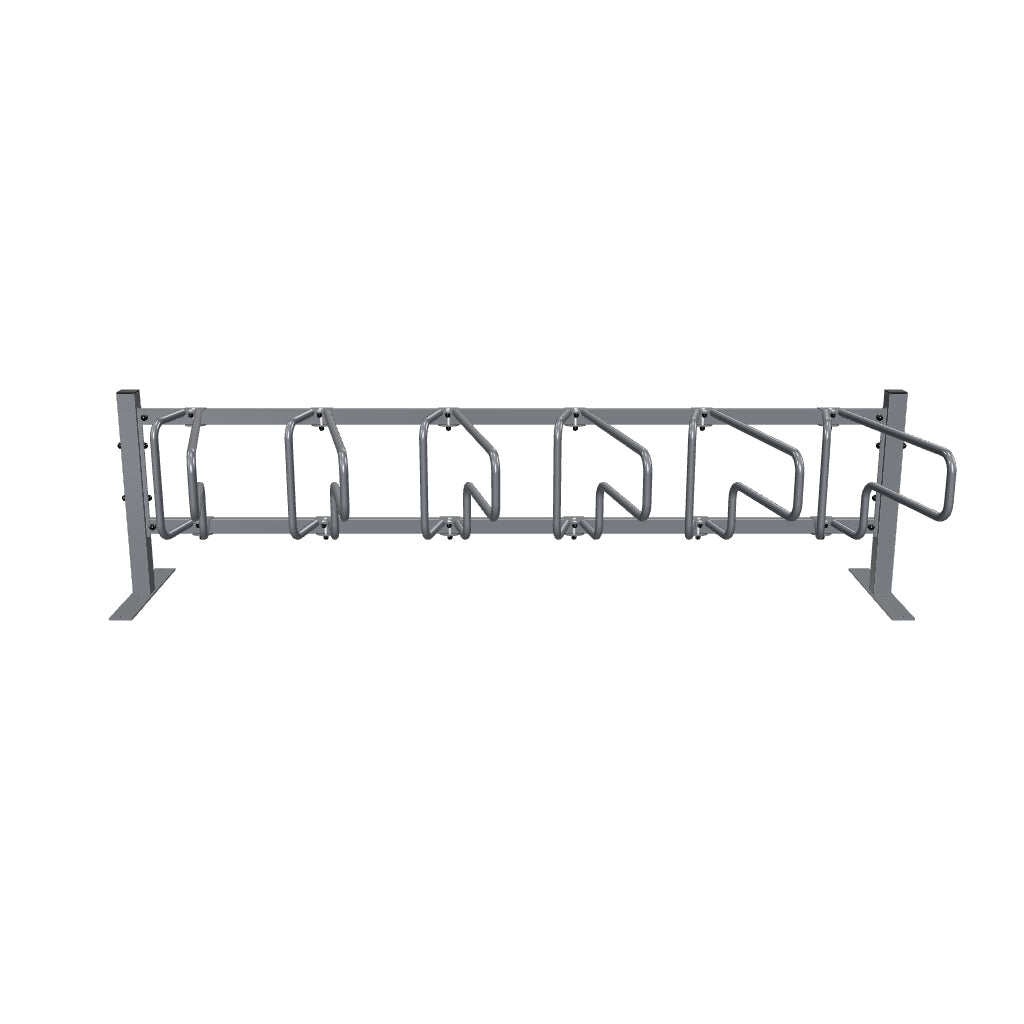 Bicycle rack CubiQ Standard, 1-sided, surface-mounted