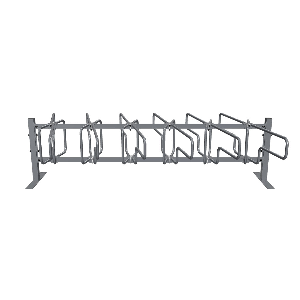 Bicycle rack CubiQ Standard, 2-sided, surface-mounted