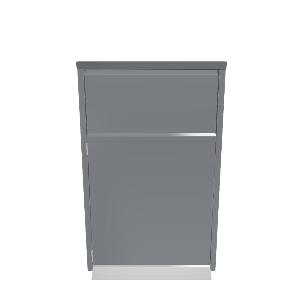 Fire-safe bin shelter Modul Maxi Single