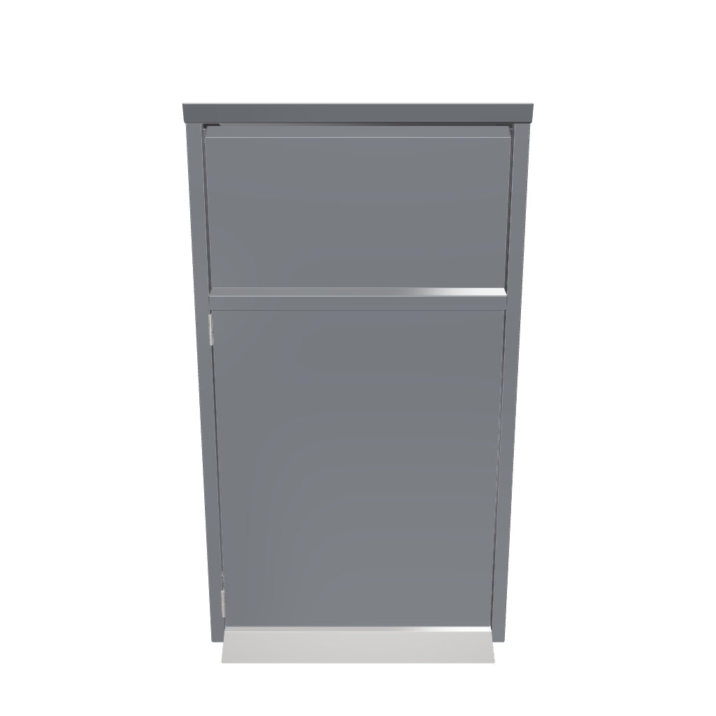 Fire-safe bin shelter Modul Solo