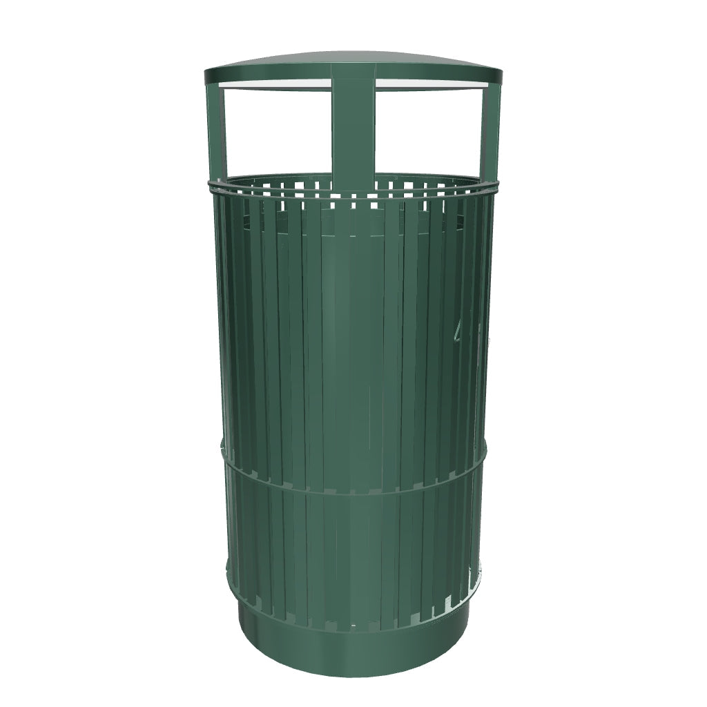 Litter bin Plaza, painted