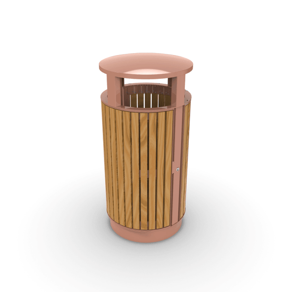 Litter bin Plaza Wood