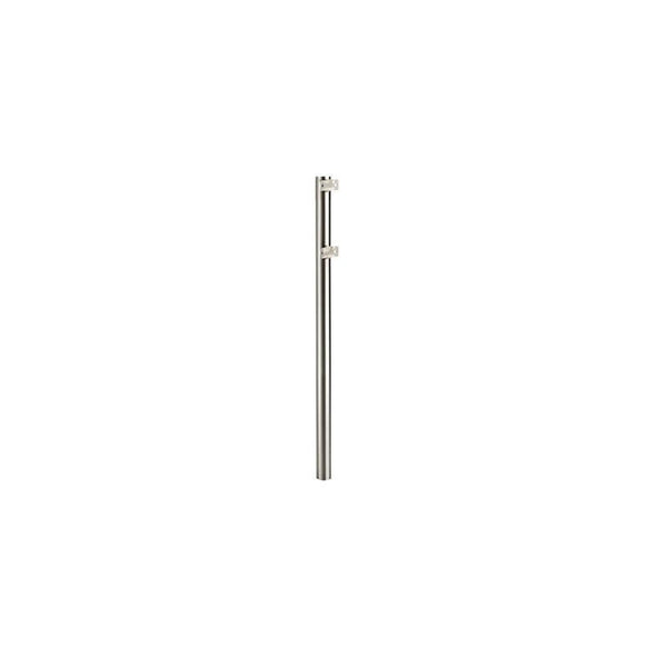 Submerged post with mounting flanges City 30/60, stainless steel